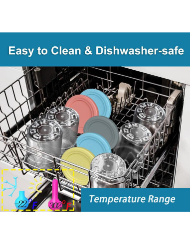 Paquete de 4 Pints y Tapas Aoiutrn para Ninja NC300