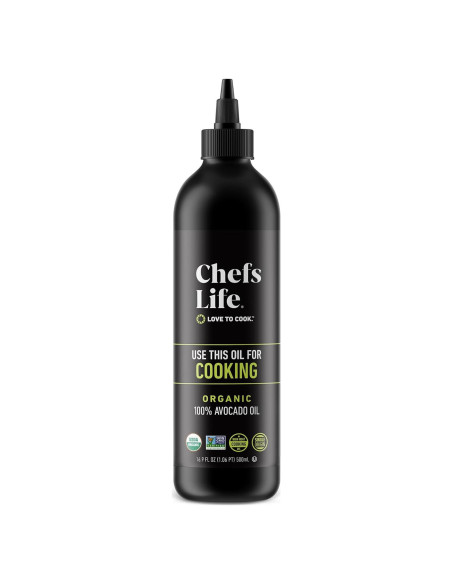 Aceite de Aguacate Orgánico Chefs Life 500ml - 100% Puro