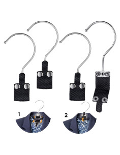 Perchas de Viaje Hangaroo - Compactas y Resistentes (Paquete de 4)