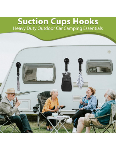 Ventosas de Succión Maitys 12 Piezas Alta Resistencia Verde