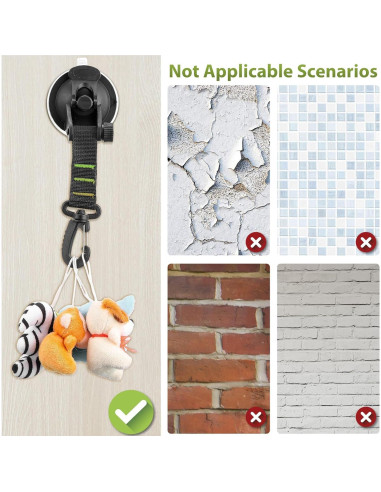 Ventosas de Succión Maitys 12 Piezas Alta Resistencia Verde