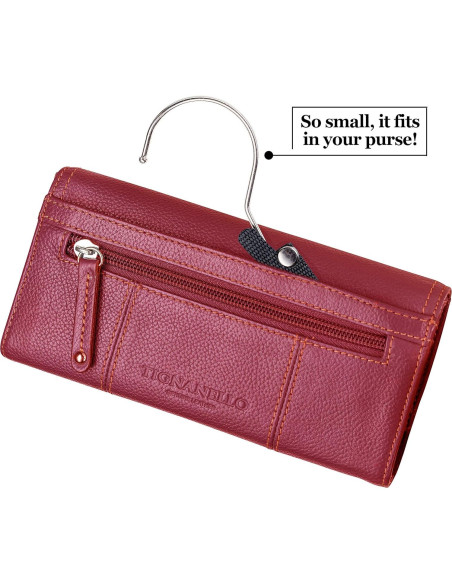 Perchas de Viaje Hangaroo - Compactas y Resistentes (Paquete de 4)