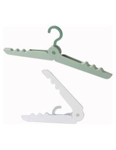 Perchas Plegables Portátiles DAITET - Antideslizantes, 2 Piezas