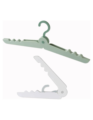 Perchas Plegables Portátiles DAITET - Antideslizantes, 2 Piezas