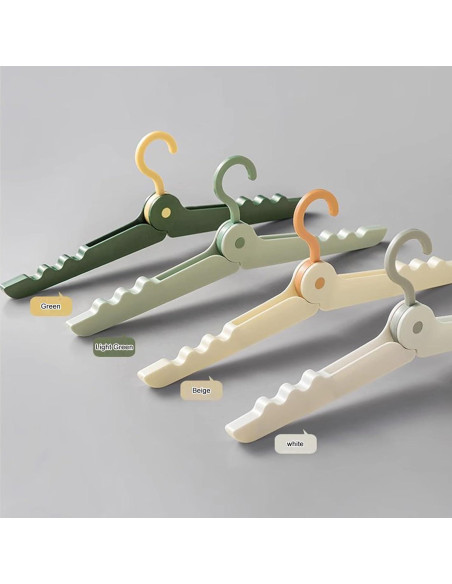 Perchas Plegables Portátiles DAITET - Antideslizantes, 2 Piezas