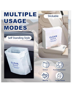 Bolsas de Basura Desechables NeverGarden 60 Unidades 30L 2