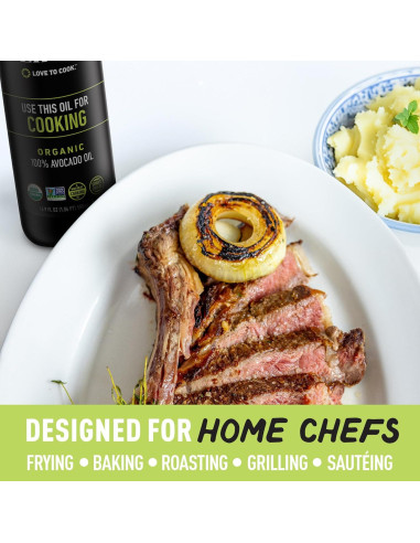 Aceite de Aguacate Orgánico Chefs Life 500ml - 100% Puro