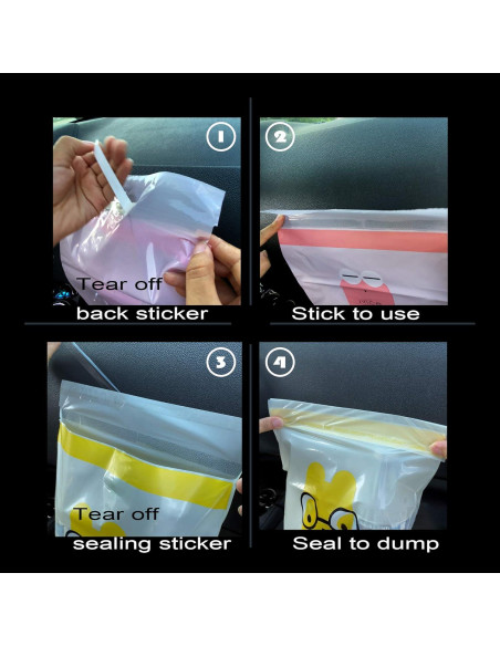 Bolsa de Basura Desechable Yancorp 60 Unidades Impermeable