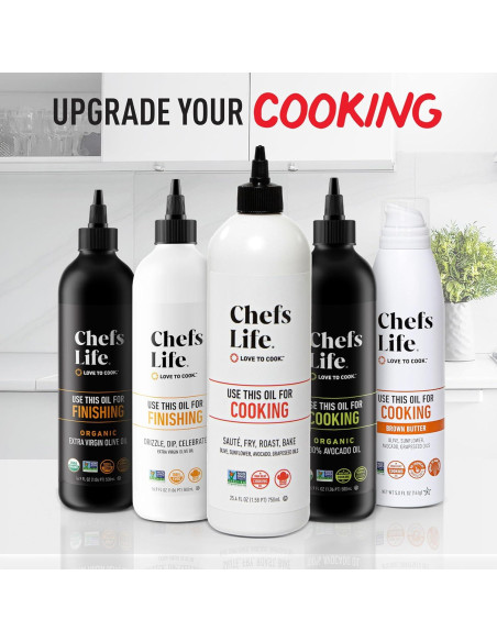 Aceite de Aguacate Orgánico Chefs Life 500ml - 100% Puro