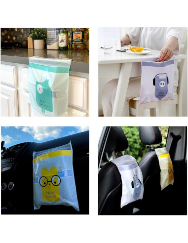 Bolsa de Basura Desechable Starryland 30 Unidades Coloridas