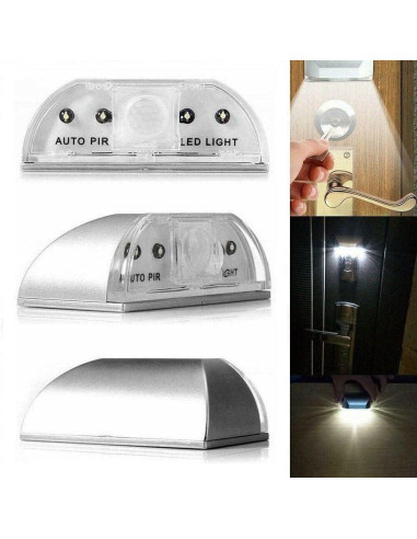 Lámpara LED con Sensor de Movimiento DEEIRAO LENMO, 4 Bombillas