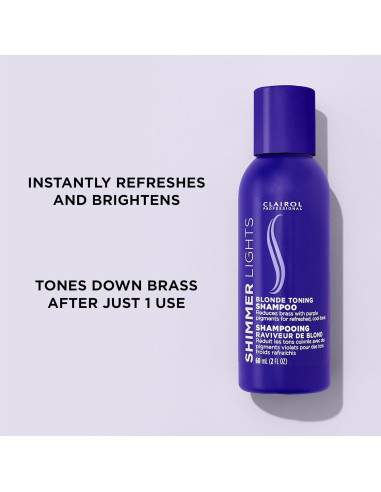 Champú Morado Clairol Professional Shimmer Lights 59ml