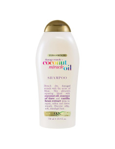 Champú OGX Extra Fuerte 750 ml - Reparador de Daños con Coco