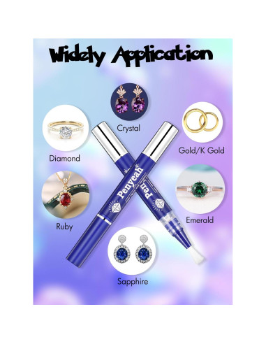 Bolígrafo Limpiador de Joyas Penyeah 2Pack - Natural y Efectivo