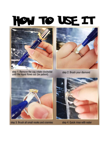 Bolígrafo Limpiador de Joyas Penyeah 2Pack - Natural y Efectivo