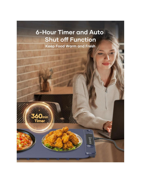 Alfombrilla Calentadora Eléctrica Viemon FWM-01B 300W Azul