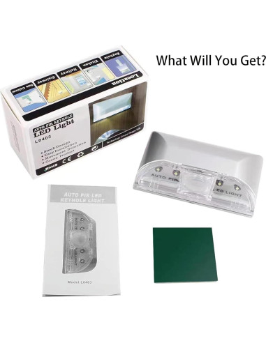 Luz de Llave con Sensor de Movimiento Yxflz LED Plata