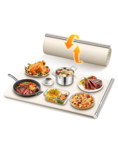 Alfombrilla Calentadora de Comida Gasbye 64.5x42.2cm Beige