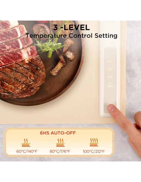 Alfombrilla Calentadora Eléctrica Fondpen 61.5x40.1cm 3 Niveles Alfombrilla Calentadora Eléctrica Fondpen 61.5x40.1cm 3 Niveles