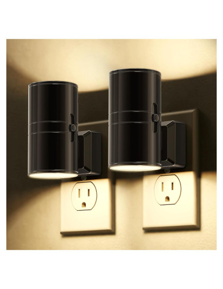 Luz Nocturna LED Regulable L LOHAS 2 Unidades 3000K