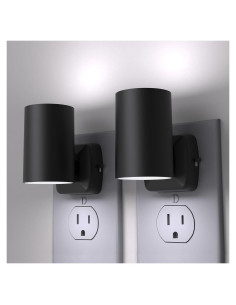 Luz Nocturna Enchufable NOVELUX 5700K LED Ajustable 2 Pz