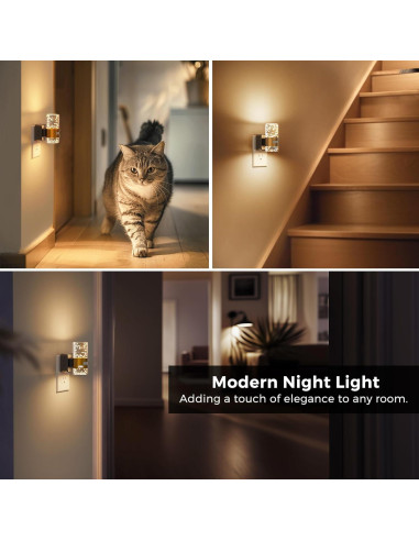 Luz Nocturna LED L LOHAS con Sensor de Movimiento 100 LM