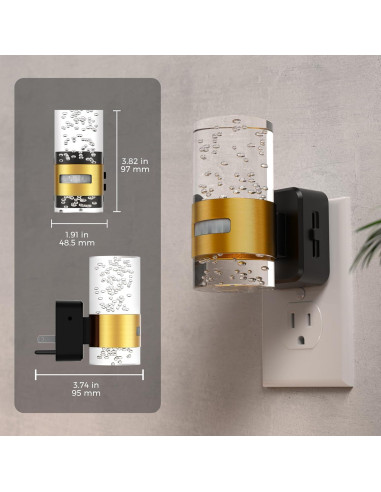 Luz Nocturna LED L LOHAS con Sensor de Movimiento 100 LM