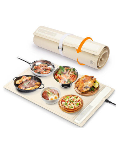 Bandeja Calentadora Eléctrica PRAGATISM 61.5x40.5cm Ajustable