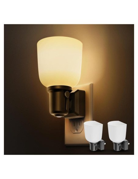 Luz Nocturna Enchufable LOHAS LED Regulable 0-100LM 3000K