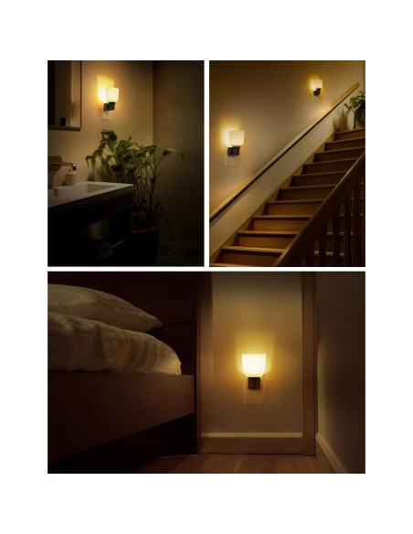 Luz Nocturna Enchufable LOHAS LED Regulable 0-100LM 3000K