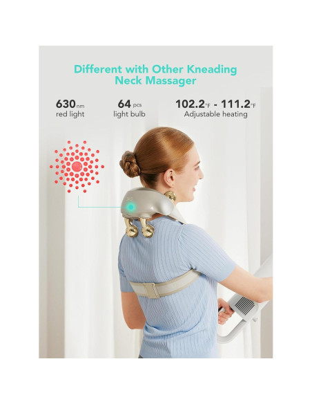 Masajeador de Cuello SKG H7 Ultra E con Calor y Alivio del Dolor