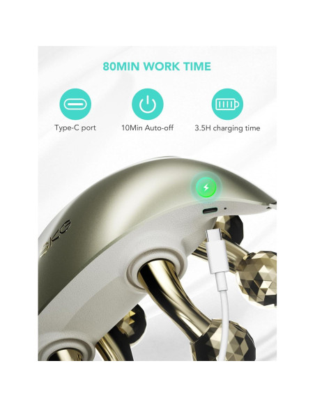 Masajeador de Cuello SKG H7 Ultra E con Calor y Alivio del Dolor