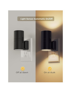 Luz Nocturna LED Regulable LOHAS 4 Piezas 3000K Sensor 2