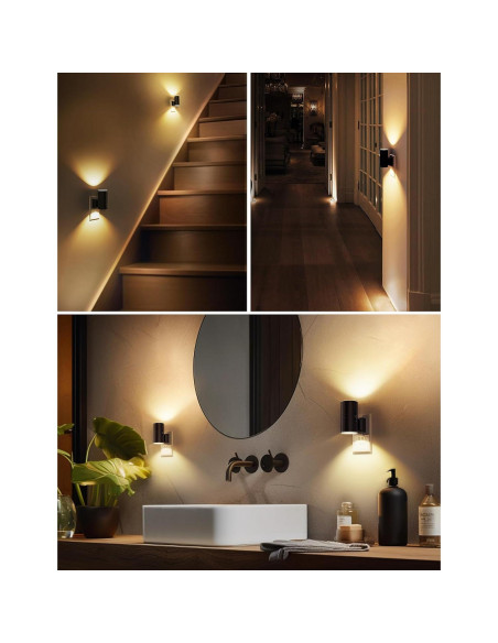 Luz Nocturna LED Regulable LOHAS 4 Piezas 3000K Sensor