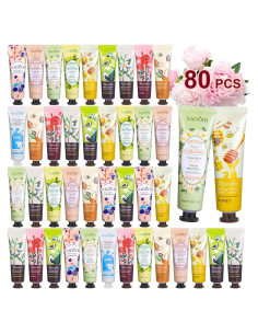Set de 80 Crema de Manos Hidratante Loción 10 Fragancias