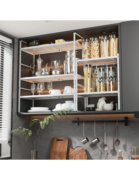 Estante Organizador Expandible TAIHEIS 10.2" Ancho Blanco Estante Organizador Expandible TAIHEIS 10.2" Ancho Blanco