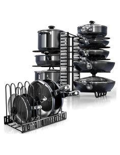 Organizador de Ollas y Sartenes KOMFORA Ajustable 8 Niveles