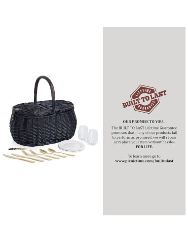 Cesta de Picnic Evening Picnic Time para 2 - Lujo y Estilo