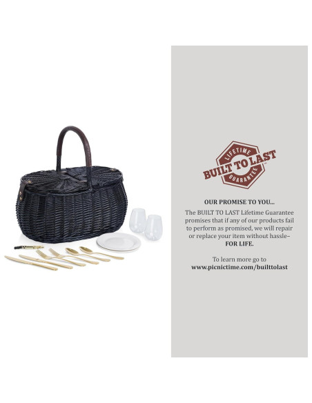 Cesta de Picnic Evening Picnic Time para 2 - Lujo y Estilo