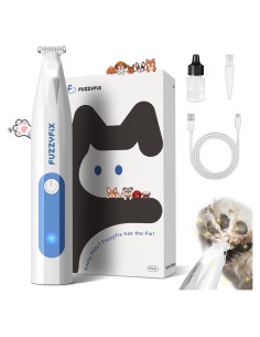 Recortadora de patas de perro FuzzyFix PT225UX con luz LED