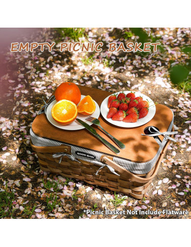 Cesta de Picnic G GOOD GAIN con Mesa de Vino Plegable 17.4L