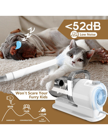 Aspiradora para Mascotas Tuanchuanrp 6 en 1 2.5L Silenciosa