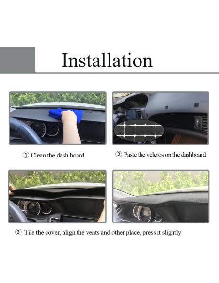 Funda de tablero AKMOTOR para Buick Lesabre Gris oscuro