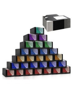 Cajas de Regalo Negras Peohud para Sombreros - 25 Unidades