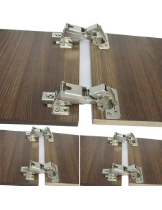 Bisagras de Gabinete YUEZIYE 165 Grados Cierre Suave Acero Inoxidable 2