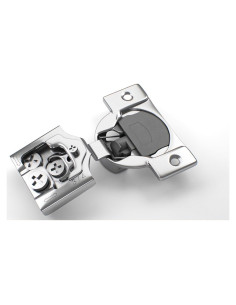 Bisagras de Cierre Suave Berta 3/4" Superposición 4 Piezas