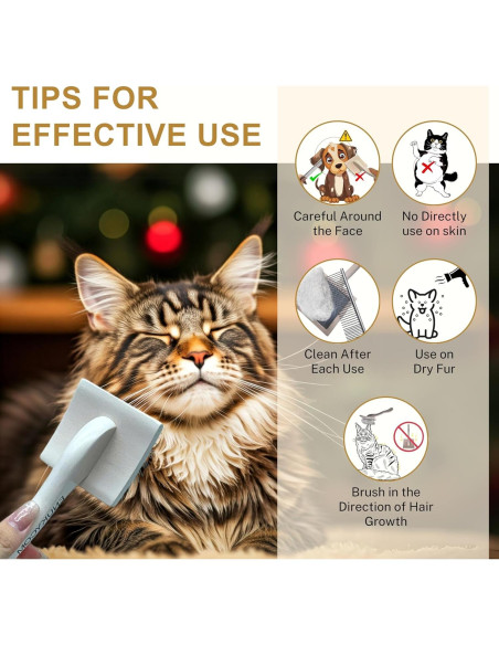 Cepillo Slicker para Perros y Gatos ENUKYCOM - Grooming Efectivo