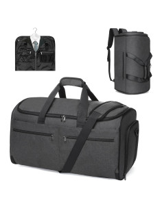 Bolsa de Viaje Bukere 3 en 1 Unisex 55L Gris Medianoche