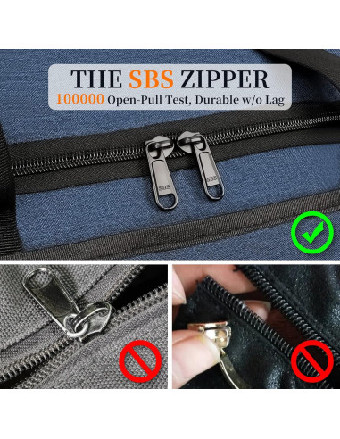 Bolsa de Ropa de Viaje FAIRWIN 60L Impermeable para Hombres