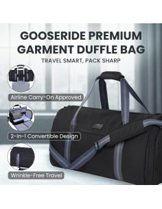 Bolsa Duffle Convertible Gooseride 45L para Ropa de Viaje 2
